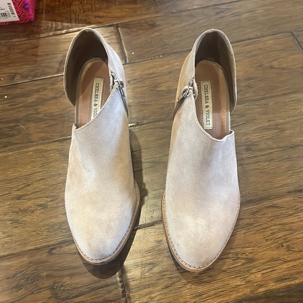 Chelsea & Violet “Nicky” Suede Bootie